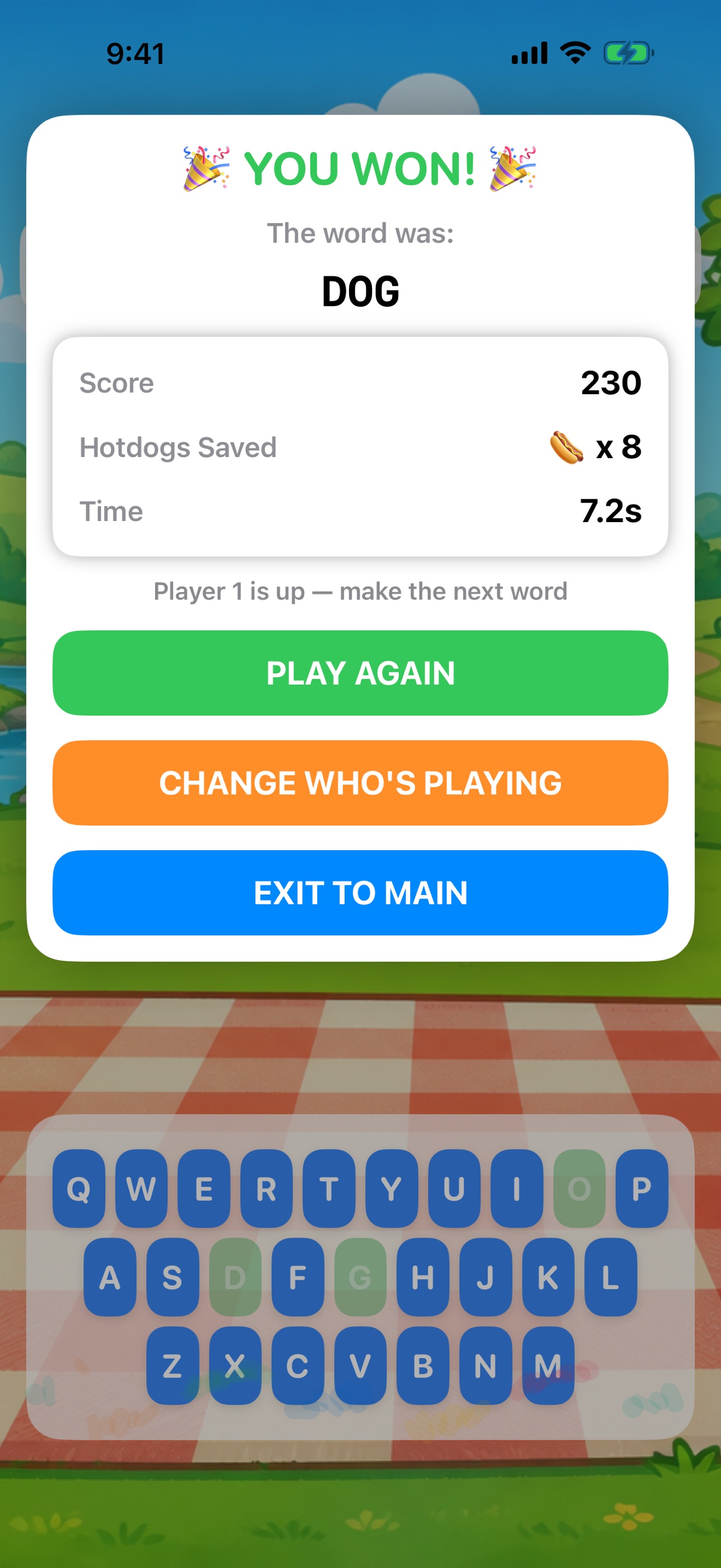 Screenshot 7 of Word Dog: Hotdog Word Game