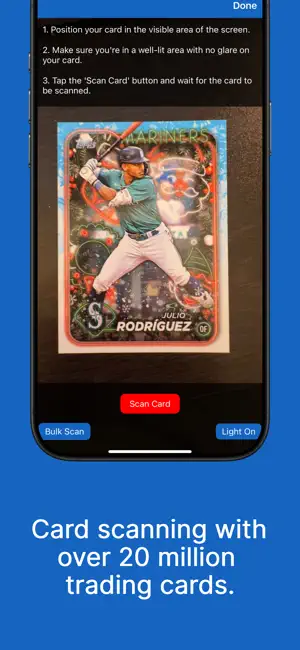 iCollect Trading Cards Scanner screenshot 2