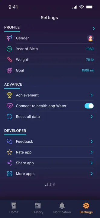 Drink water: Screenshot 9 von 9
