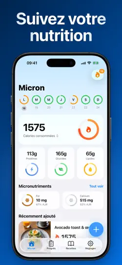 Capture d'écran de Micron: Compteur De Calories sur iPhone 1