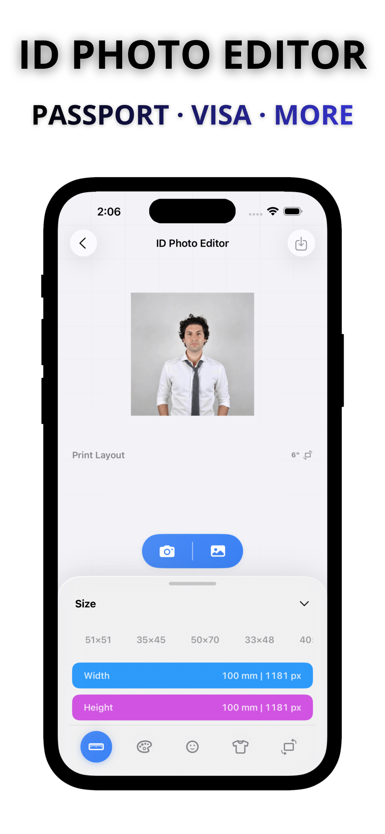 Passport Photo & Size Editor screenshot 8