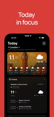 Forecasts - minimalist weather Screenshot 1 of 7