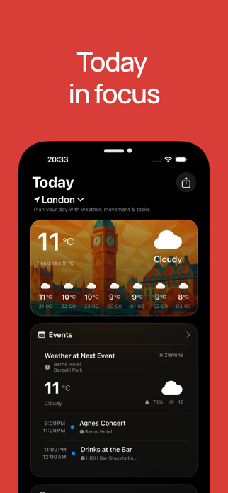 Forecasts - minimalist weather Screenshot 1 of 7