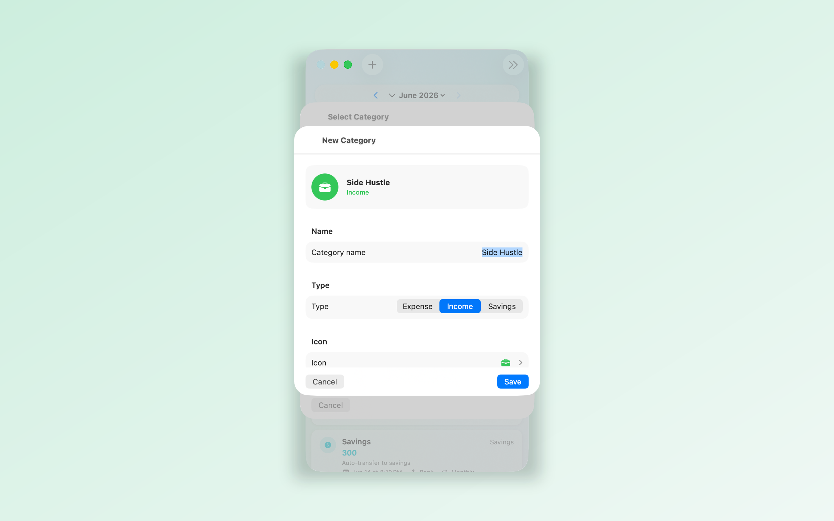 Savings: Income and expense screenshot 29