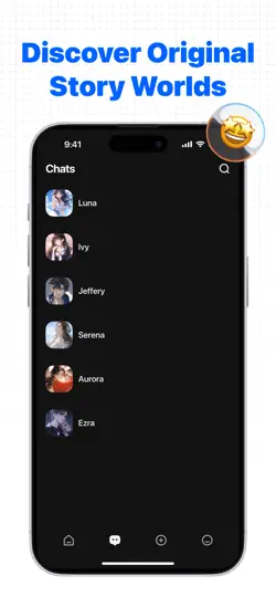 Скриншот MingloTalk: AI Character Chat на iPhone 4