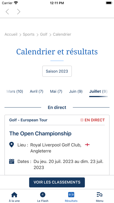 Figaro Golf : Actualités Golf Screenshot