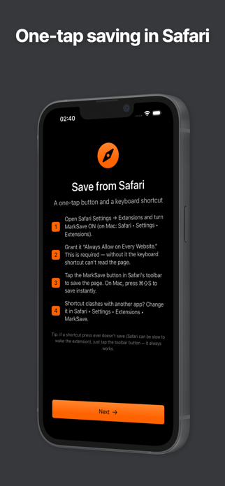 Read Later Bookmarks: MarkSave Screenshot 8 of 9