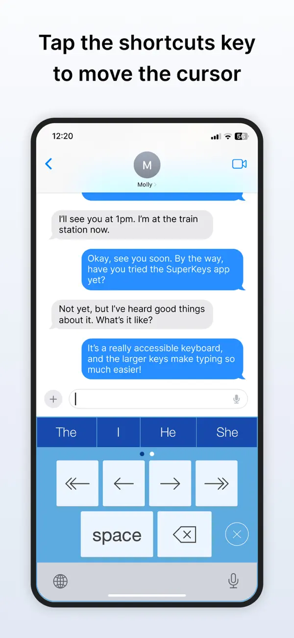 Screenshot #3 pour SuperKeys Accessible Keyboard