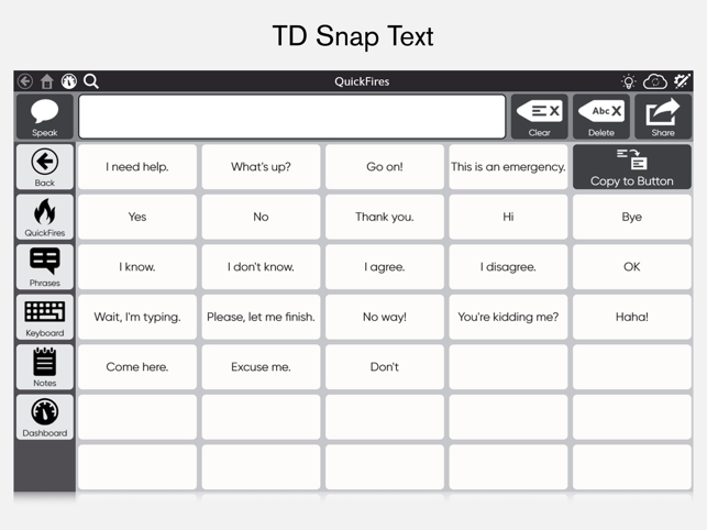 ‎TD Snap® AAC Legacy Screenshot