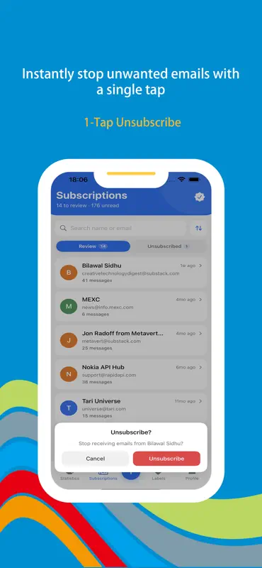 Wonder Mail - Inbox Cleaner screenshot 2 of 5