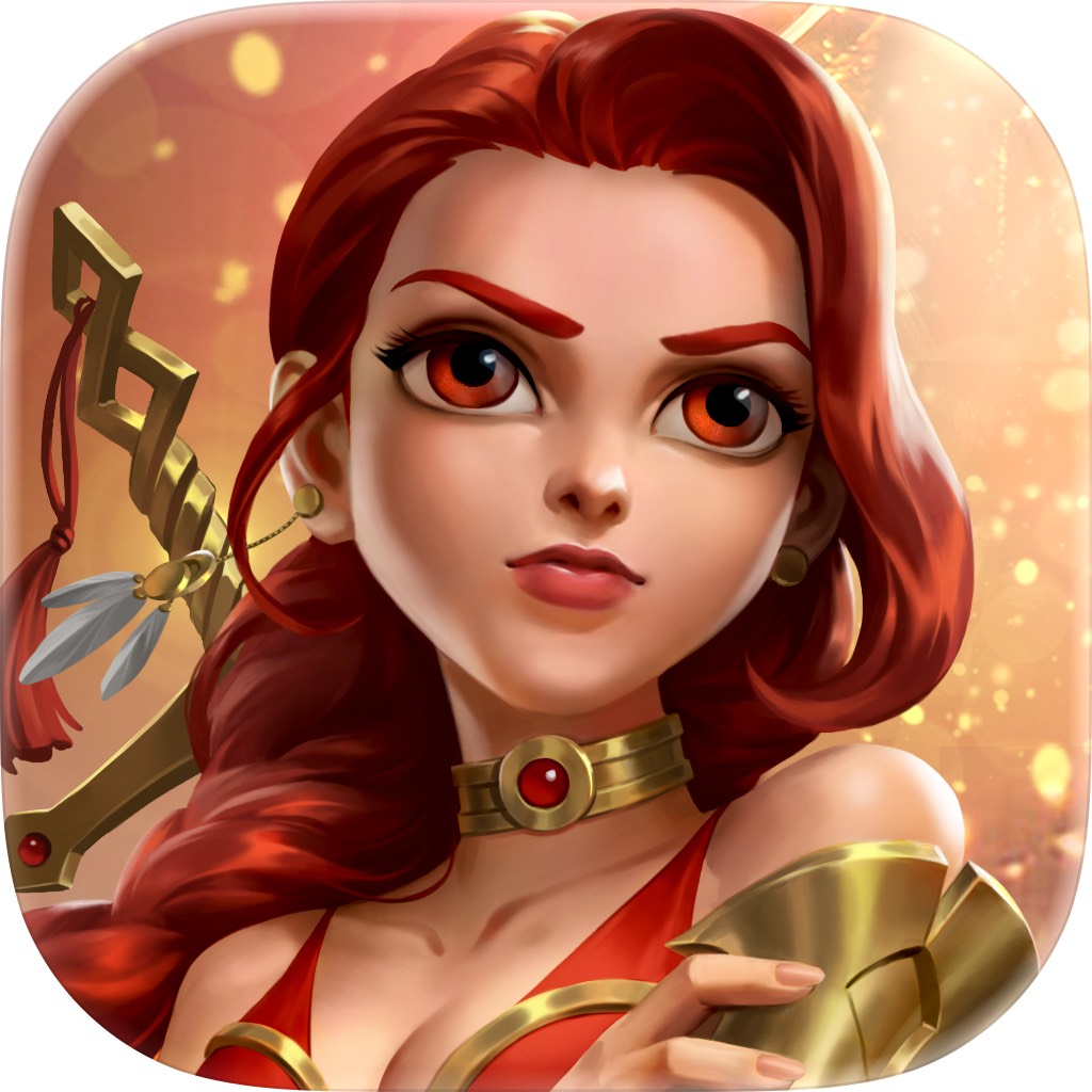 Apple App Store cover for Legends & Dragons: Puzzle RPG