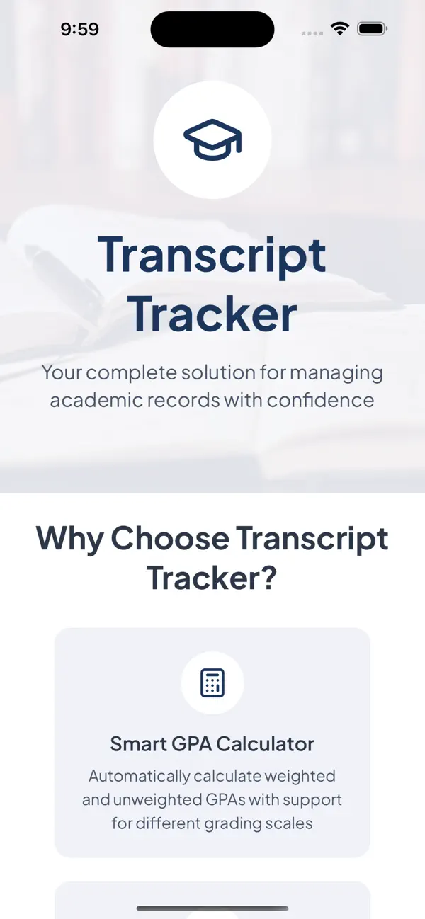 Transcript Tracker (iOS) Podle: James Pelton