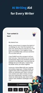 AI Writing Assistant: R10w screenshot #4 for iPhone