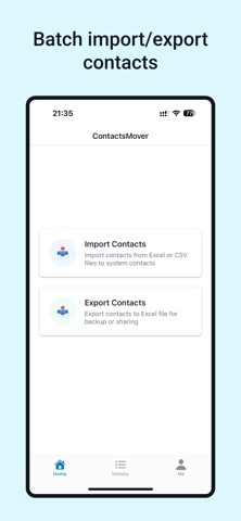 ContactsMover - Batch Contacts Screenshot 1 of 4