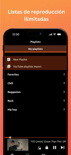 Captura de pantalla de Online Música Y Video Player en iPhone 5