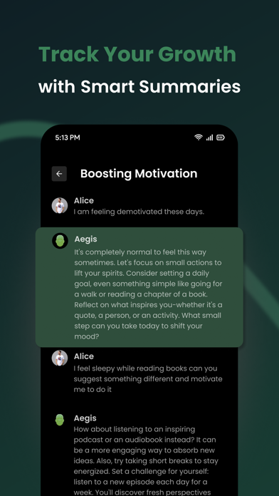 Thimin | AI Life Coach iPhone screenshot 4 - Lifestyle app