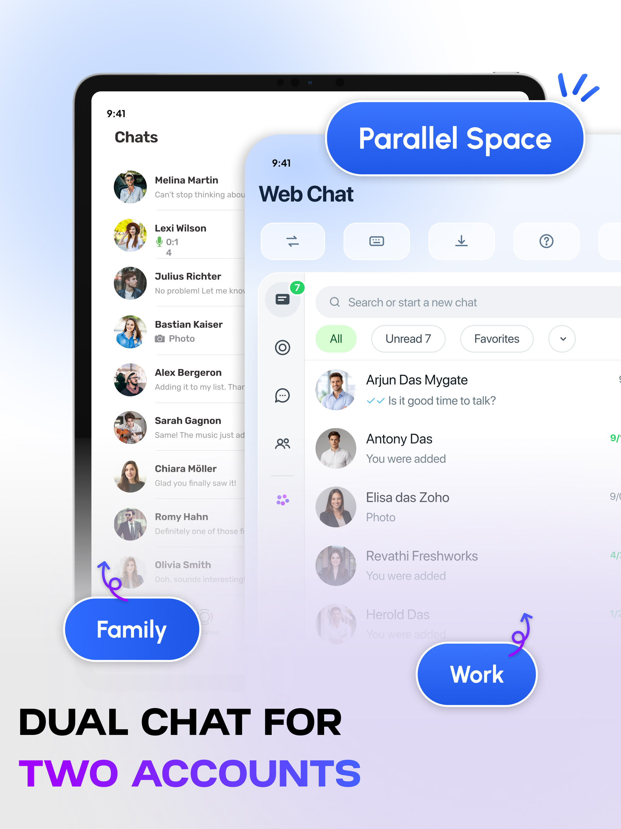 Web Messenger - Dual Chat screenshot 12