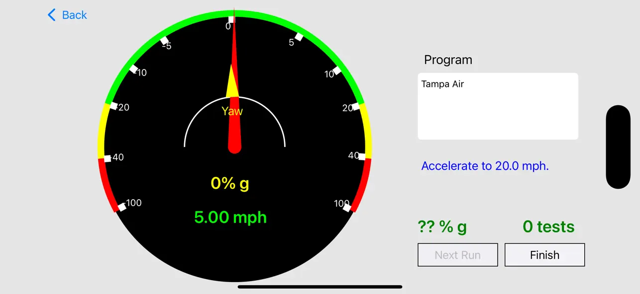 #1. NAC-DFD® Decelerometer (iOS) Podle: Neubert Aero Corp