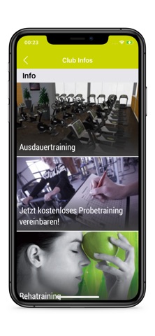 LIFE X Sportsclub iPhone screenshot