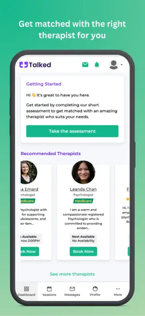 Talked Therapy & Mental Health screenshot 2