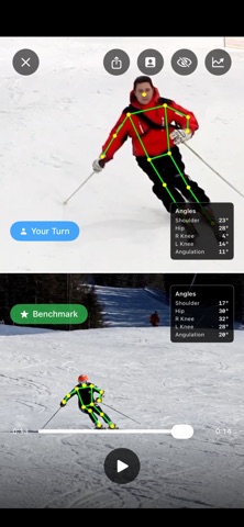 Zipperline: Ski Video Analysis screenshot
