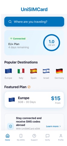UniSimCard by Global Voice screenshot