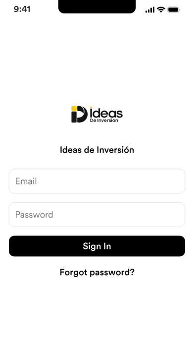 Ideas de Inversion Screenshot