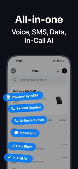Primary: AI eSIM Business Line screenshot 3