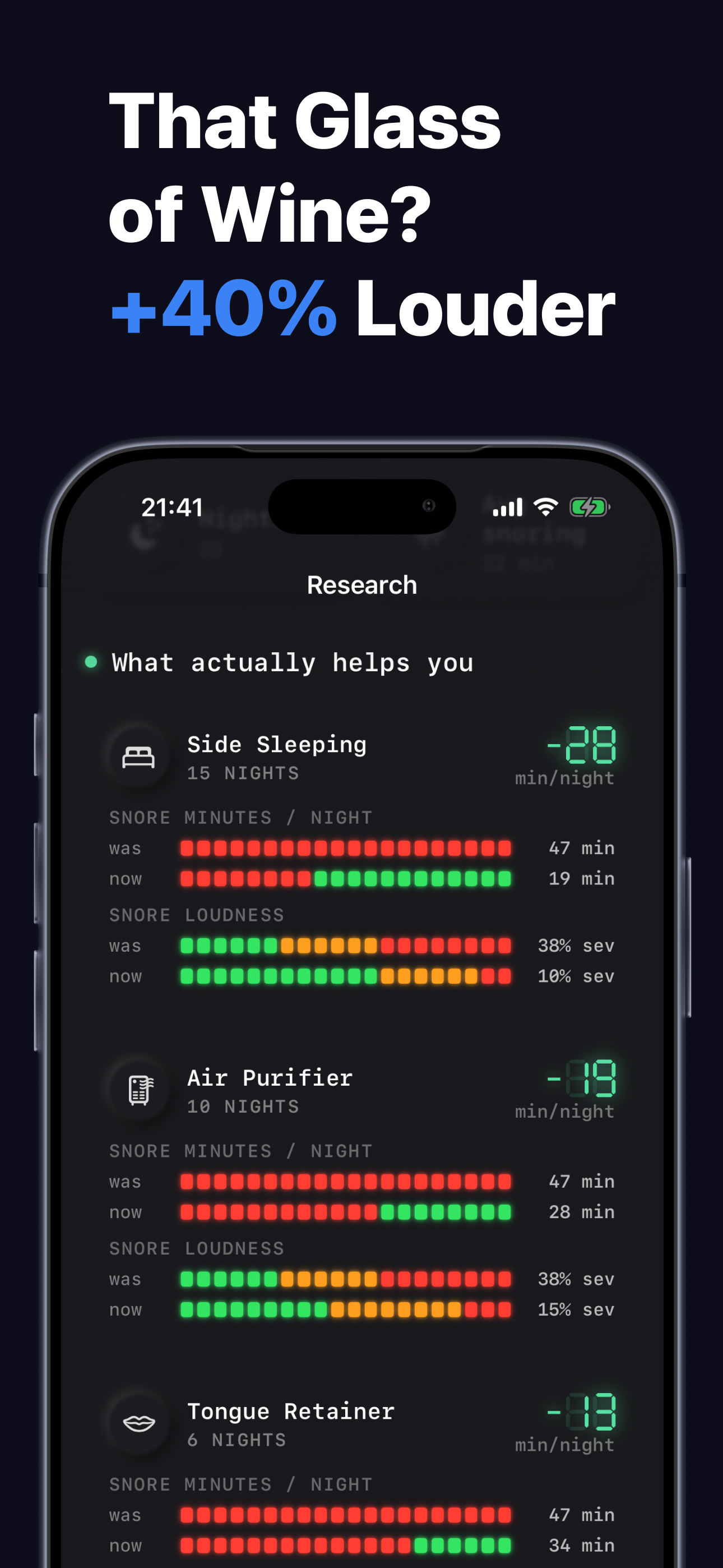 Snore Recorder App Pro: Snorly screenshot 6