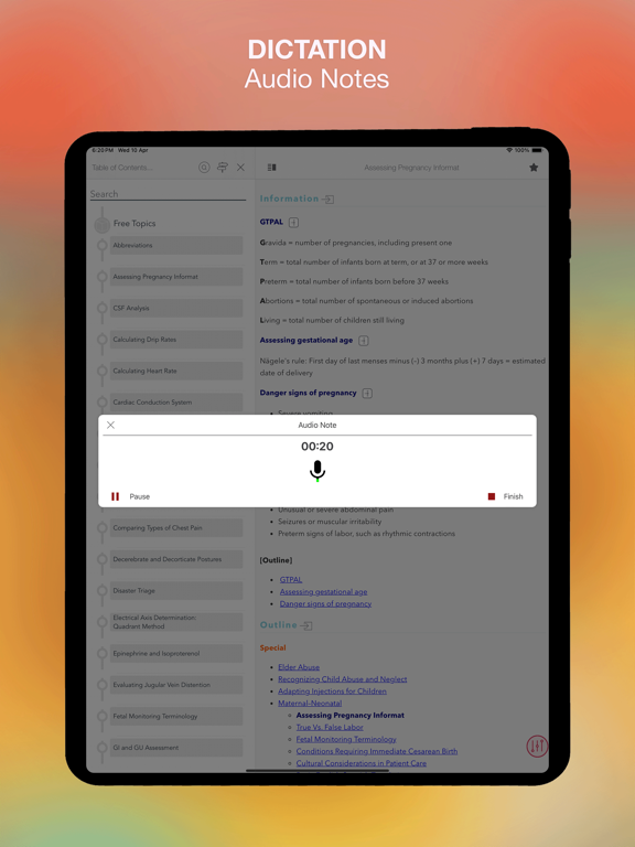 ICU ER Facts Made Incr Quick! iPad screenshot 10 - Medical app