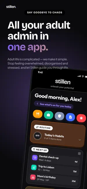 Stillen - Life Admin Assistant screenshot 1