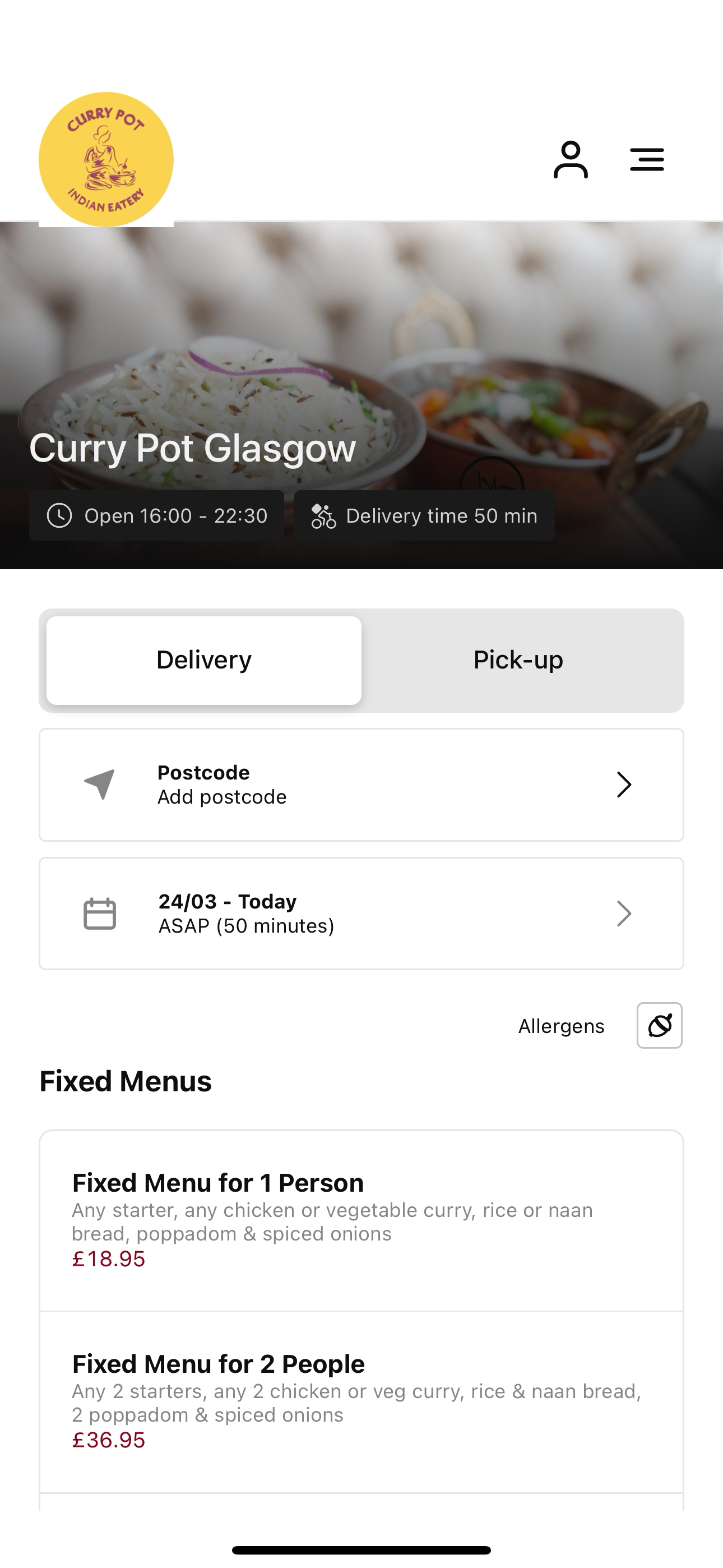 Curry Pot Glasgow screenshot 3