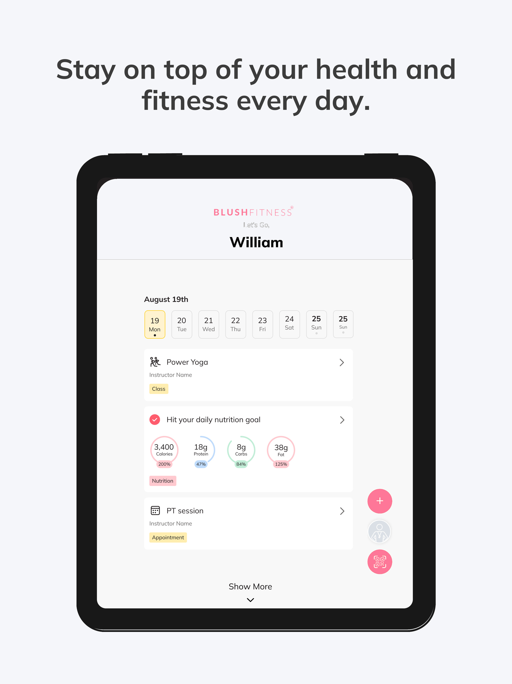 BLUSH FITNESS Virtual screenshot 12