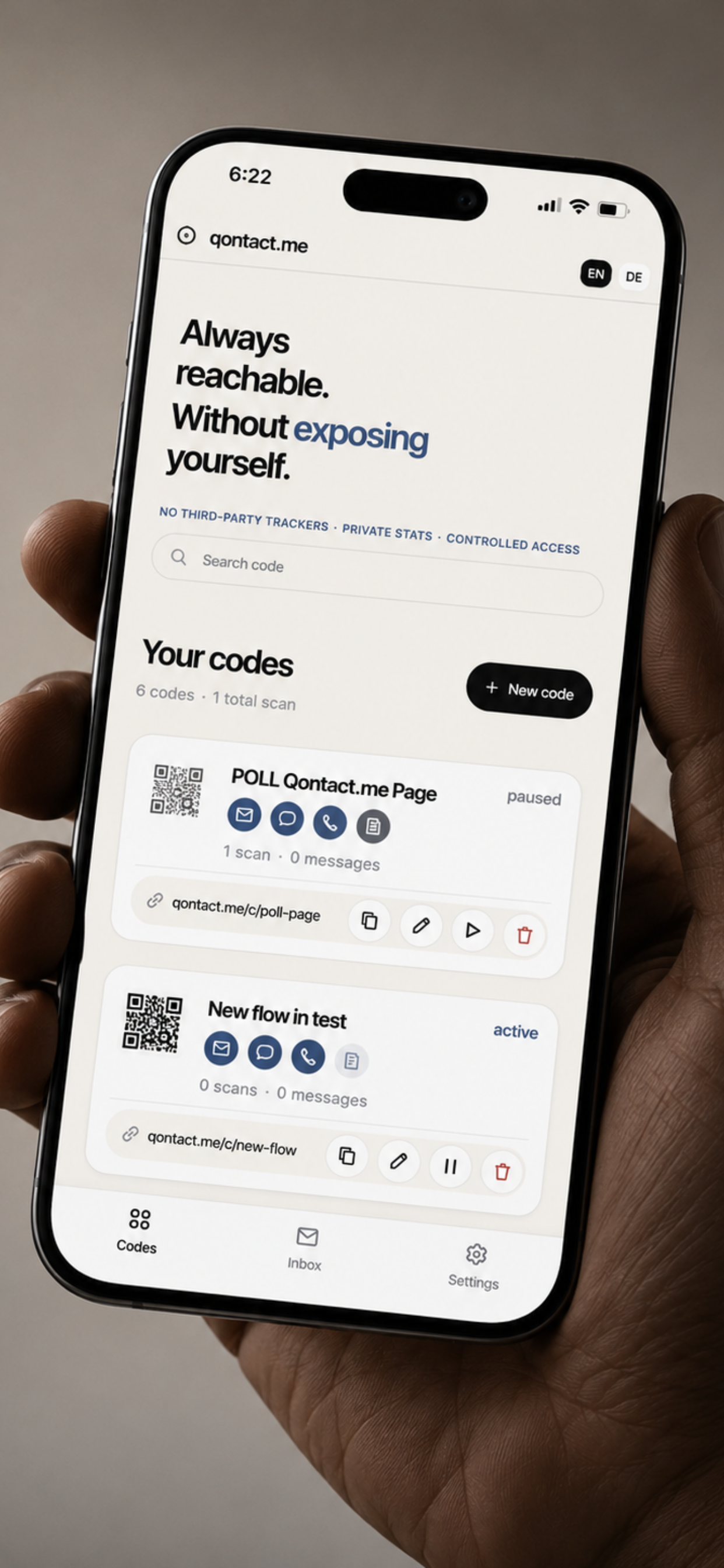 qontact.me: Private QR Contact screenshot 9