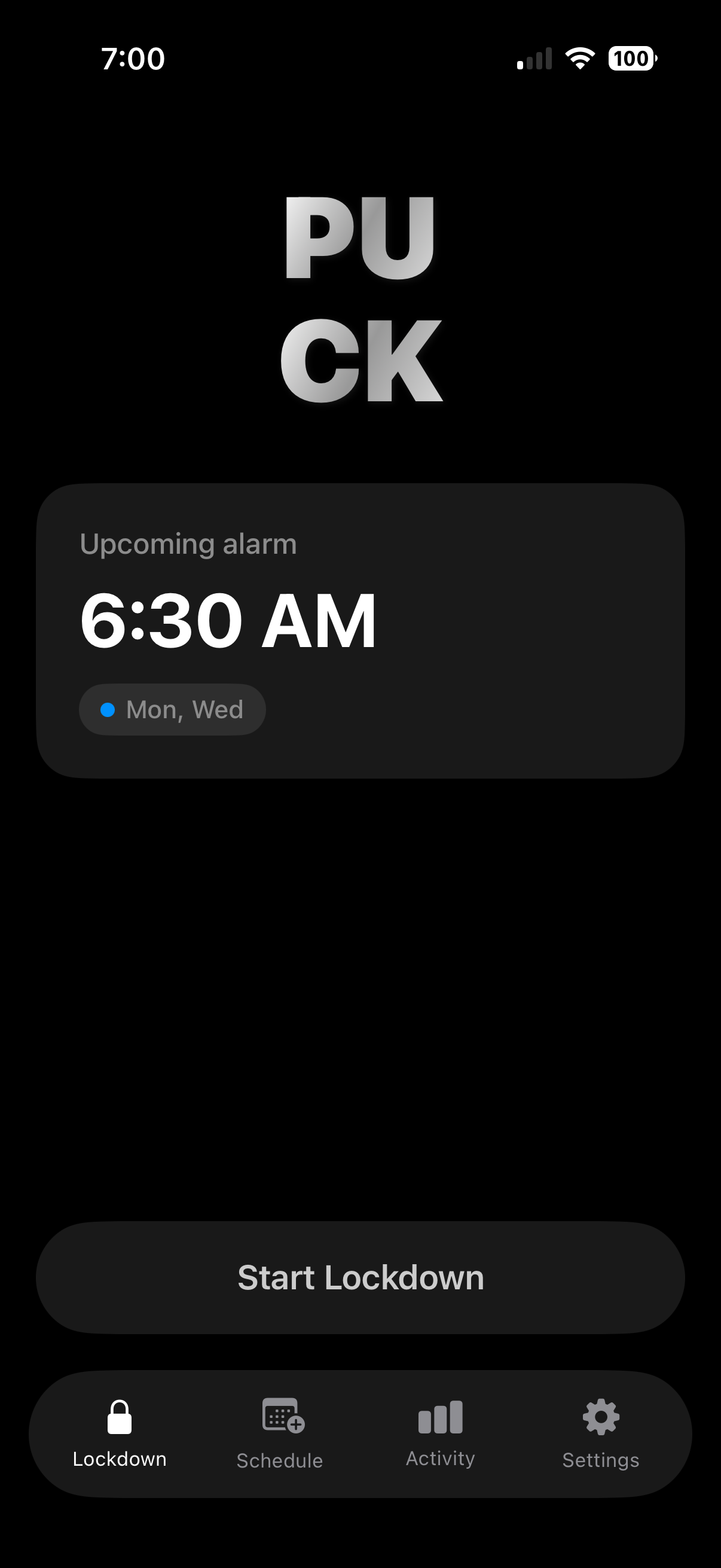 PUCK Alarm screenshot 3