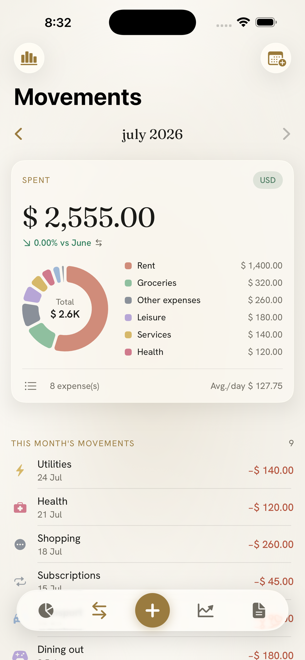 Tally: Expenses & Investments screenshot 2