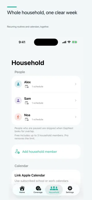 GapNest: Family Coverage screenshot 4