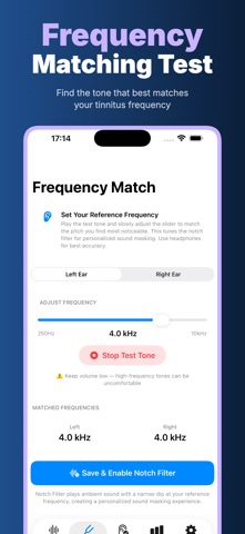 Tinnitus Relief: Sound Masking iPhone screenshot