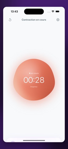 Compteur Contractions : Ripply screenshot