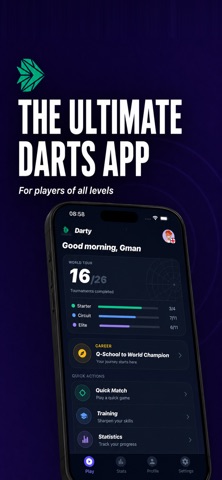 Darty — Darts Scorer & Counter screenshot