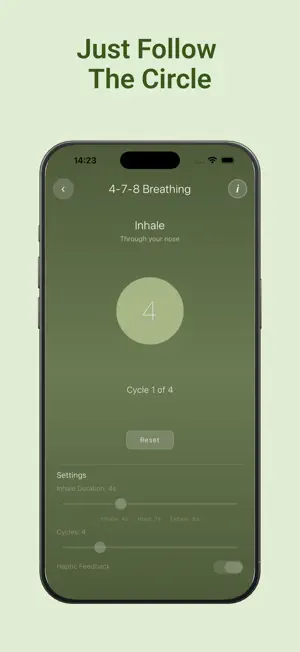 Breathing Exercise - Calmerra screenshot 2