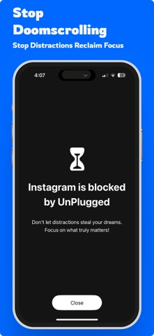Unplugged - App Blocker, Focus screenshot
