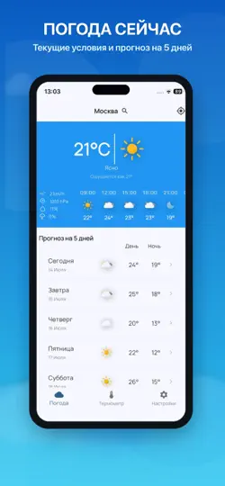 Скриншот Комнатный Термометр, погода на iPhone 2