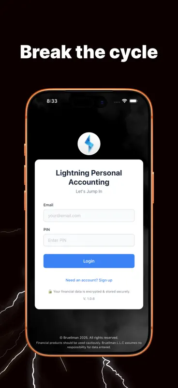 Lightning Personal Accounting screenshot 3 of 7