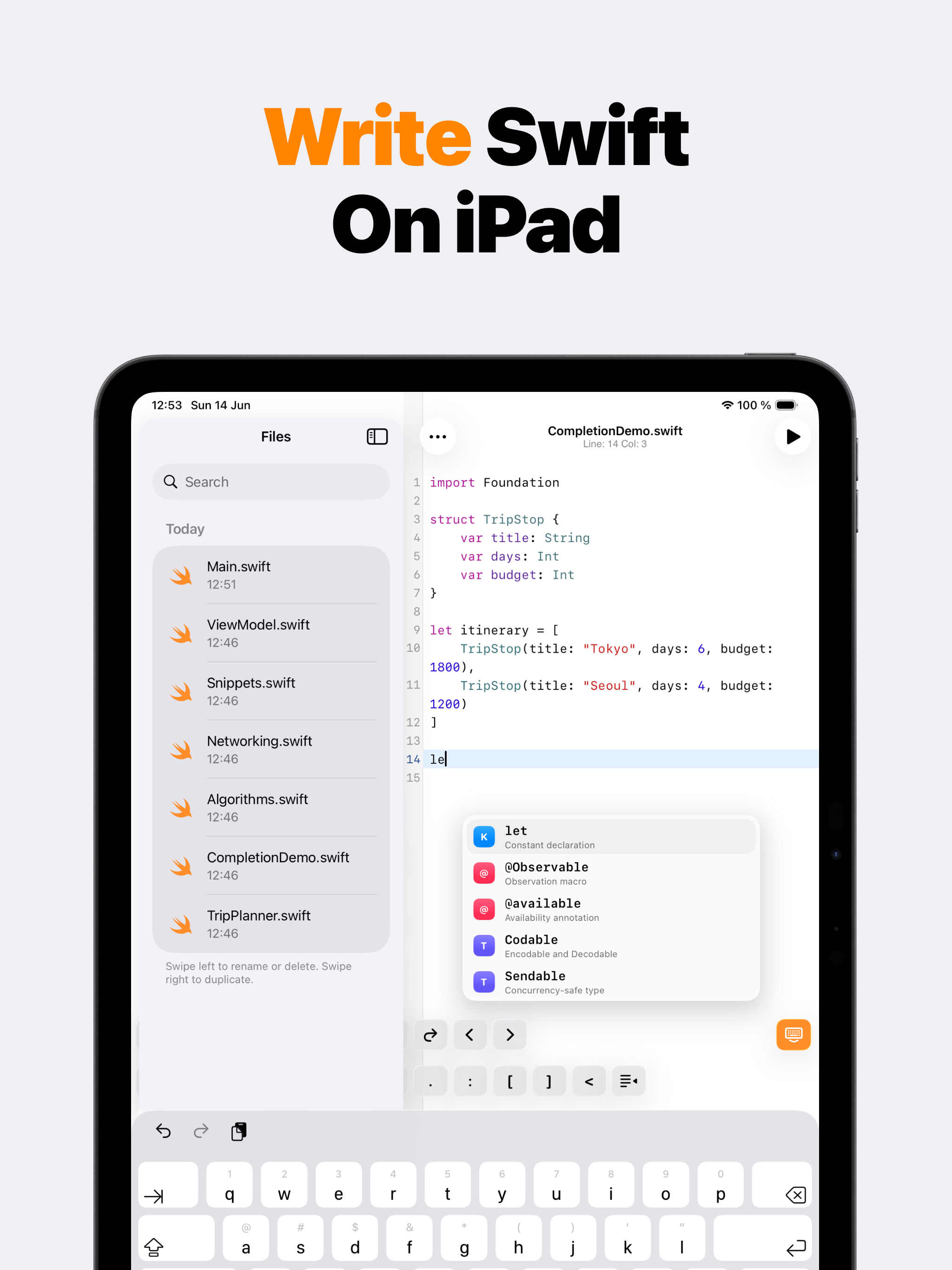Swift Coding IDE: SwiftMate screenshot 8