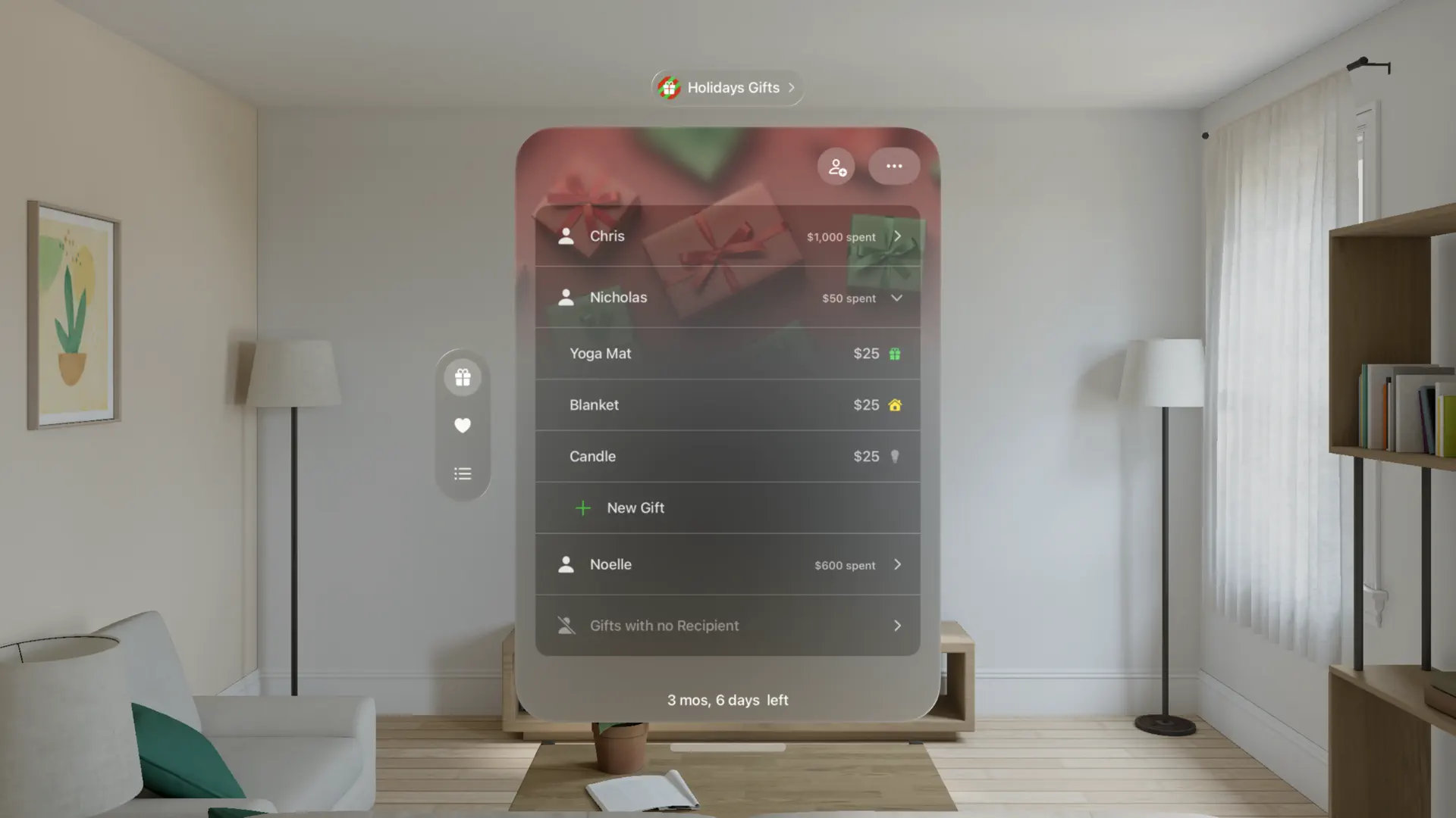 Gift Lists+ screenshot