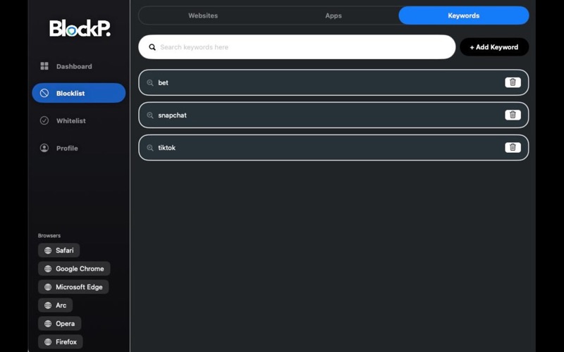 App screenshot