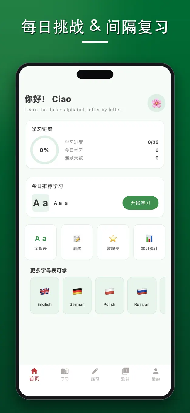 意大利语字母