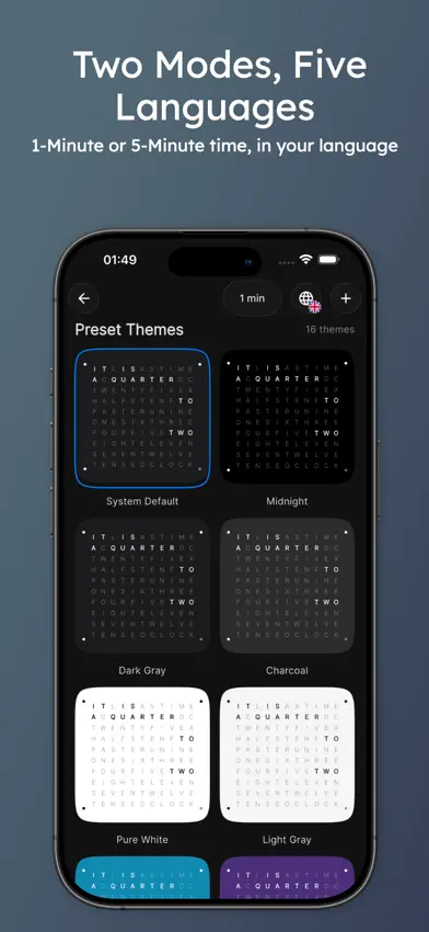 Word Clock Pro: Widget screenshot 3
