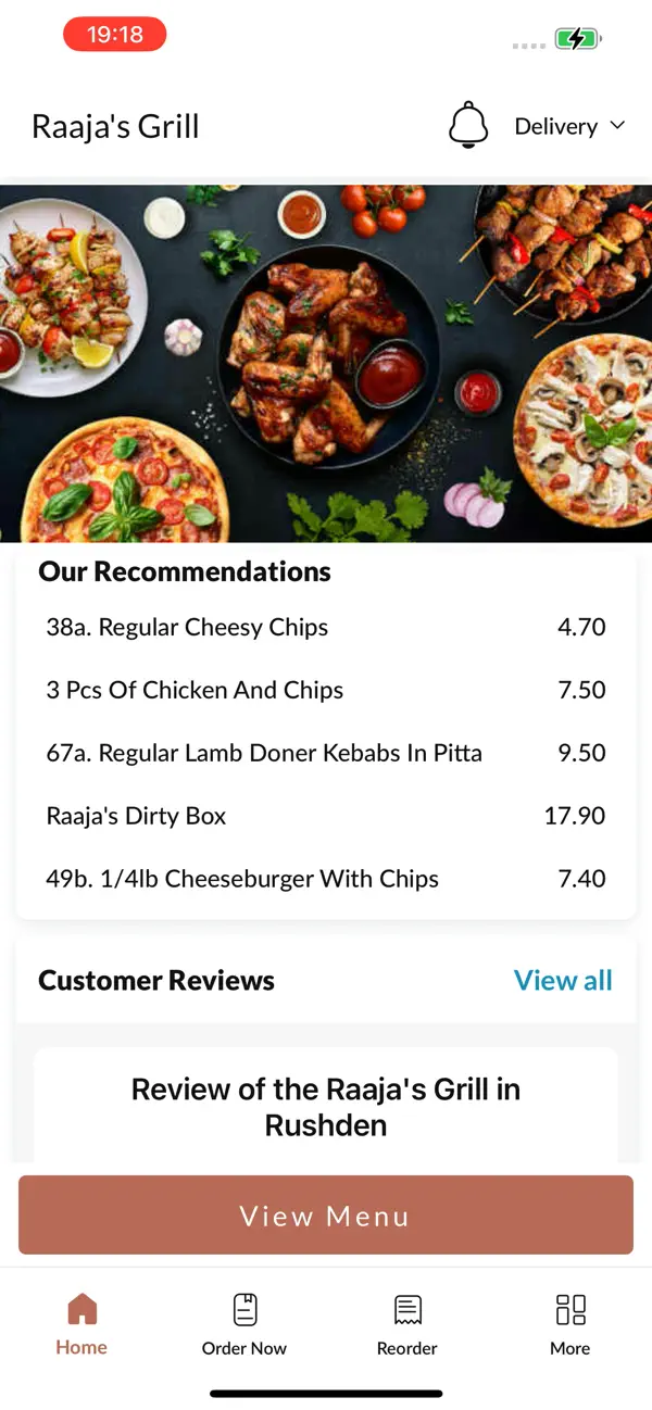 Screenshot #2 pour Raaja's Grill.
